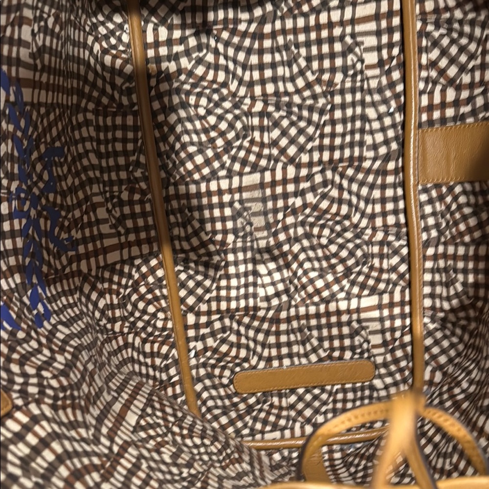 MCM Cognac Monogram Tote - Picture 2 of 9